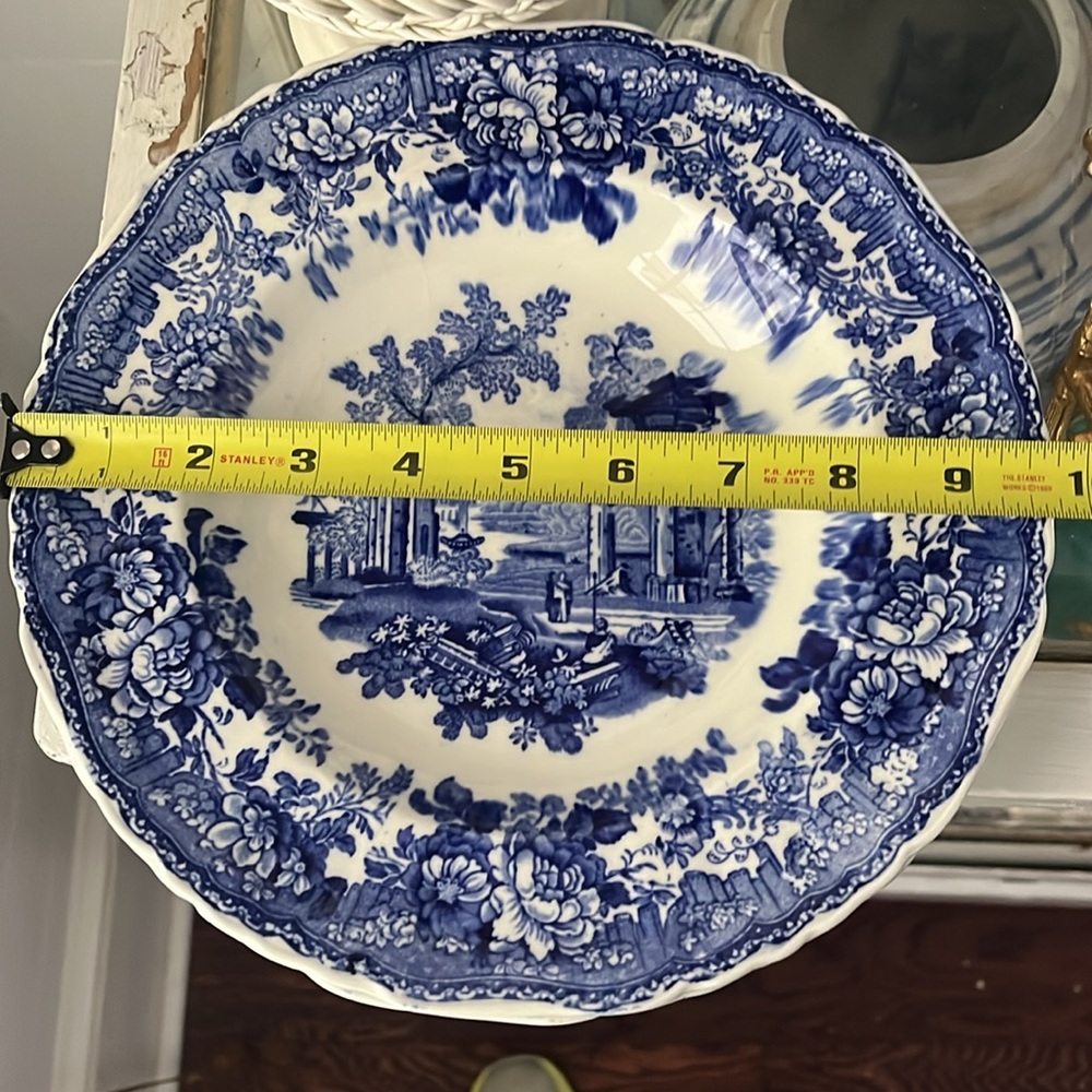 •ANTIQUE MASON’S ENGLAND FLOW BLUE• - Picture 6 of 13